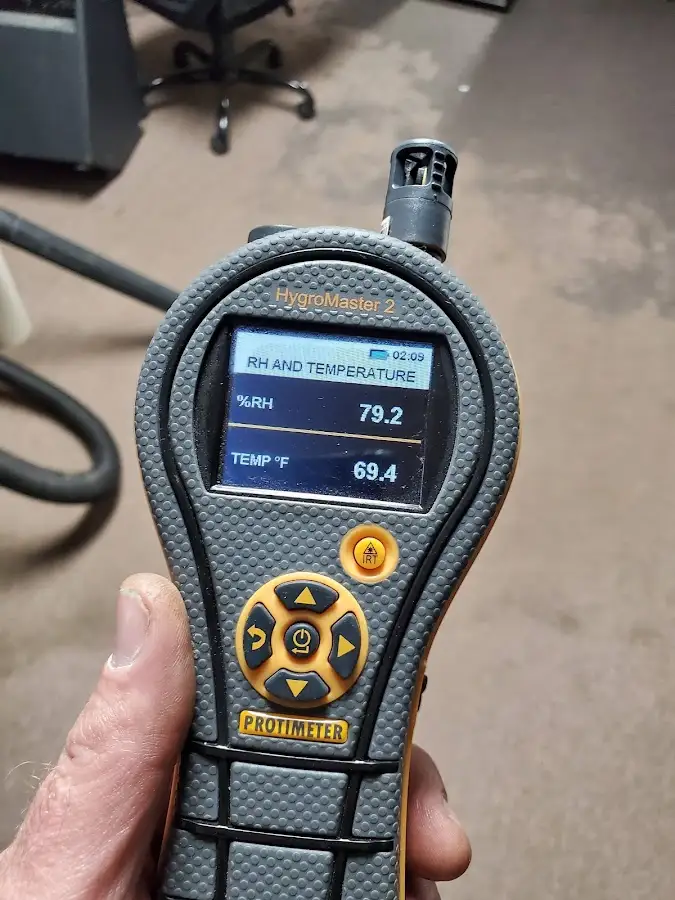 Moisture meter humidity assessment for Fire & Smoke Damage Restoration in St. Martin